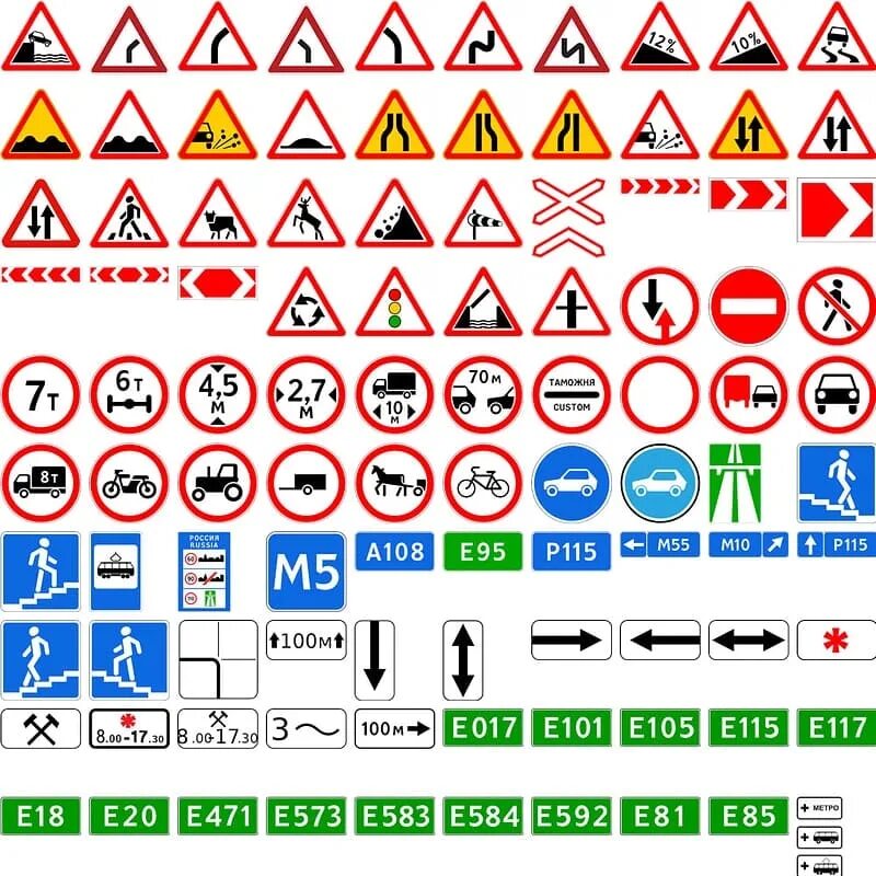 Все знаки пдд 2024. Дорожные знаки. Дорожные знаки ПДД. Известные дорожные знаки. Современные дорожные знаки.