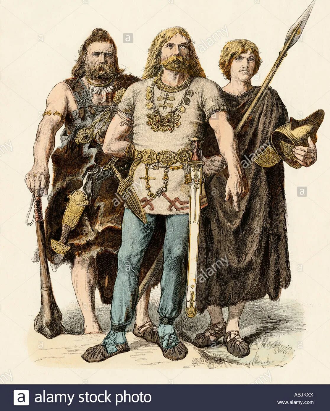 "Germanos", José Luis Salinas Guerrieri, Celtico, Archeologia