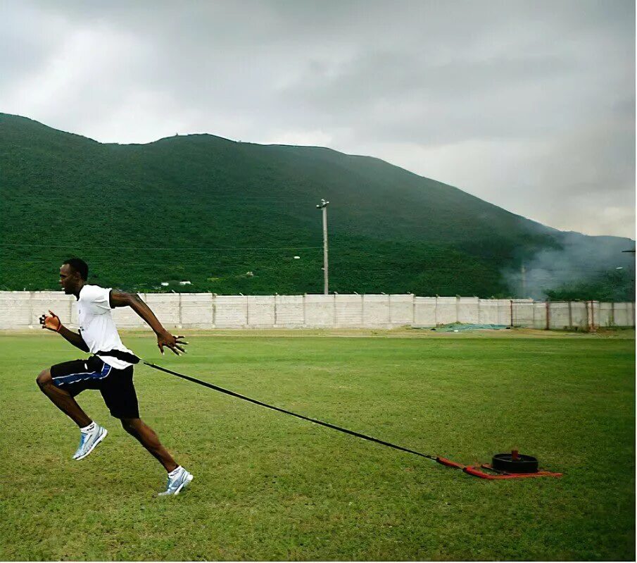 He to run very fast too