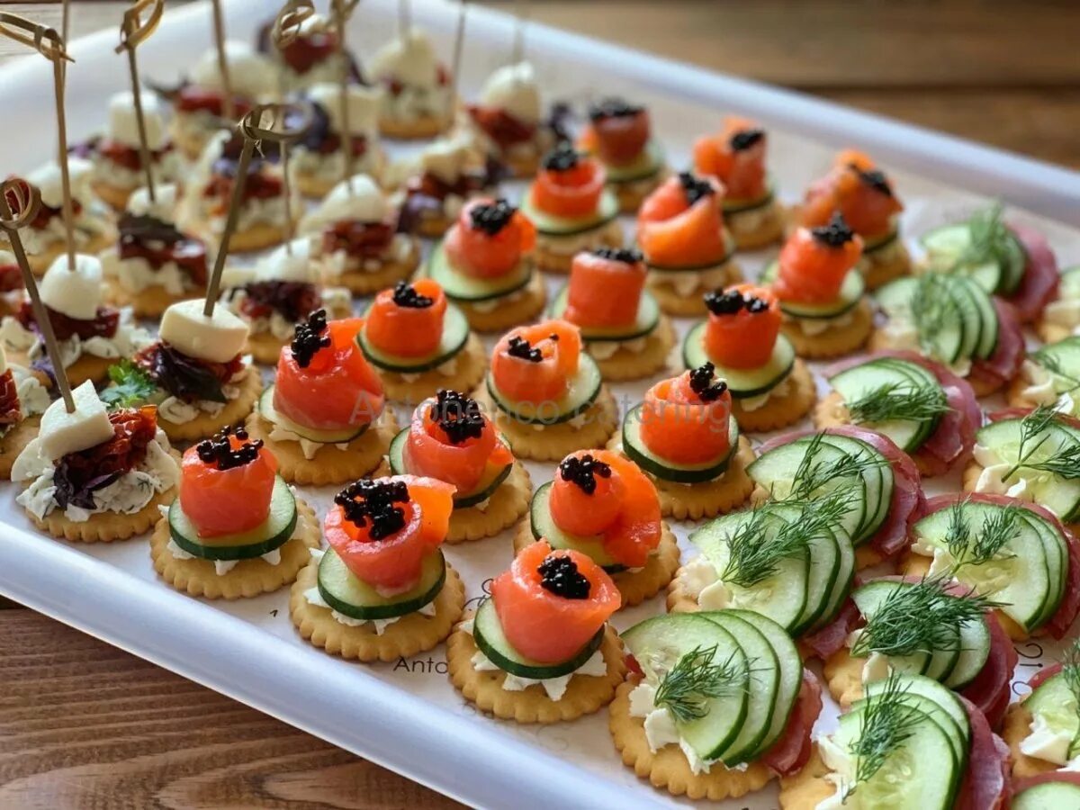 Рецепт праздничных быстрых закусок