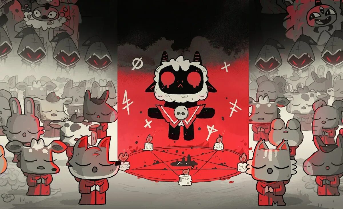 Cult of the lamb игра арт. Cult of the lamb goat. Cult of the lamb скрины. Lamb игра. Cult of the lamb goat.