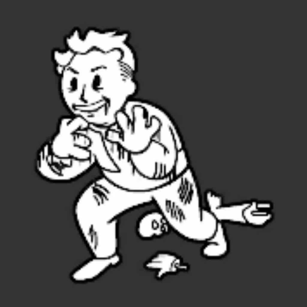 Fallout каннибал. Vault boy людоед. fallout 4 vault boy перки. фоллаут перк каннибализм.