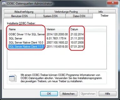 Odbc error