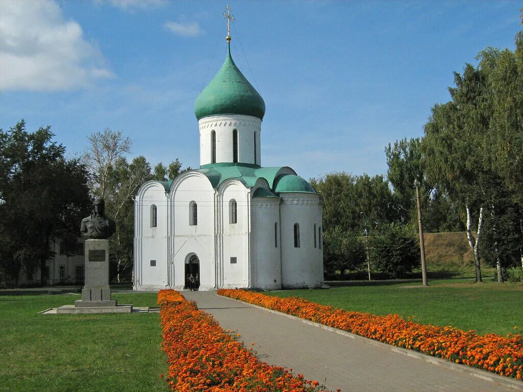 Panorama: Cathedral of the Vladimir Icon of Our Lady, orthodox church, Russia, P