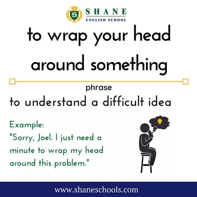 Wrap your head around. Wrap (one's) head around (something). Wrap your head around something idiom. Идиома head. Need something перевод