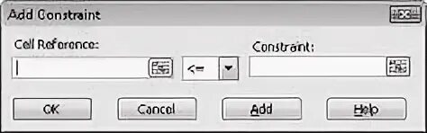 Add constraint