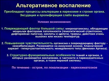 Варианты воспаления
