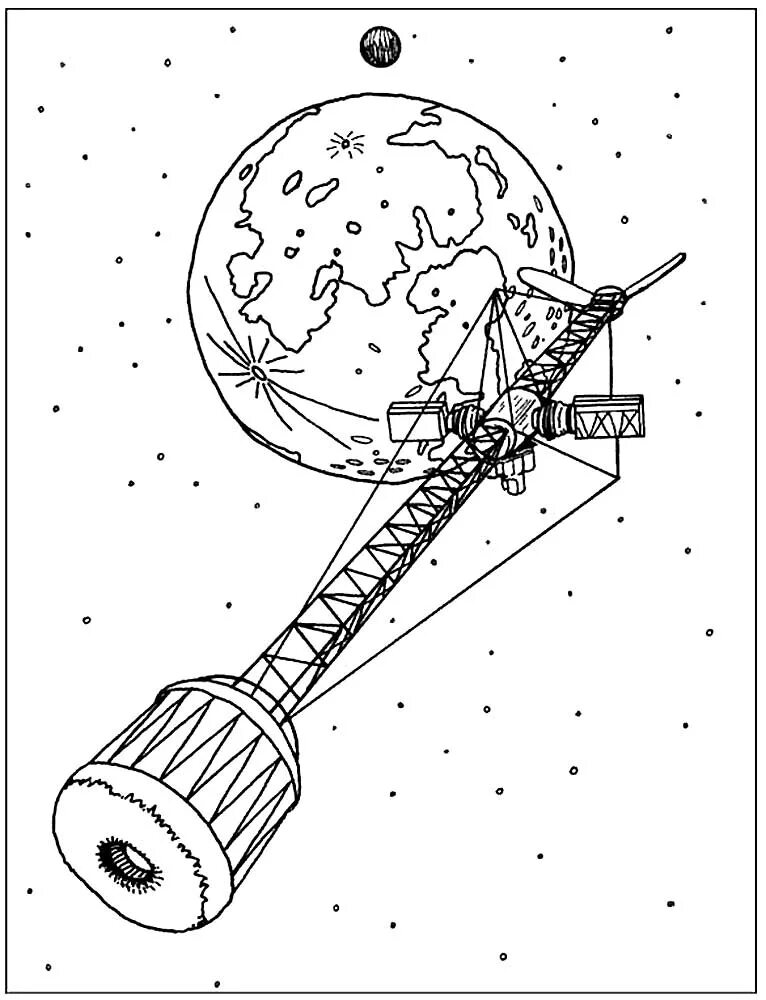 Рисунок спутника в космосе. Раскраска. В космосе. Рисунок космос раскраска. Космос картинки для детей раскраски. Рисунок на тему космос раскраска.