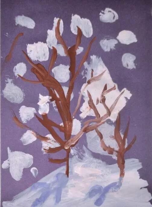 Рисование «деревья в инее» (т. с. Комарова, стр. 91). Рисование деревья зимой. Деревья в снегу рисование. Рисование зимнее дерево в подготовительной группе. Деревья в снегу вторая младшая группа