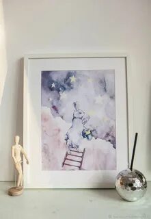 Постер акварель