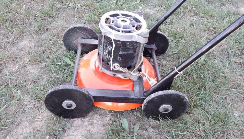 Самодельная газонокосилка homemade lawn mower - YouTube