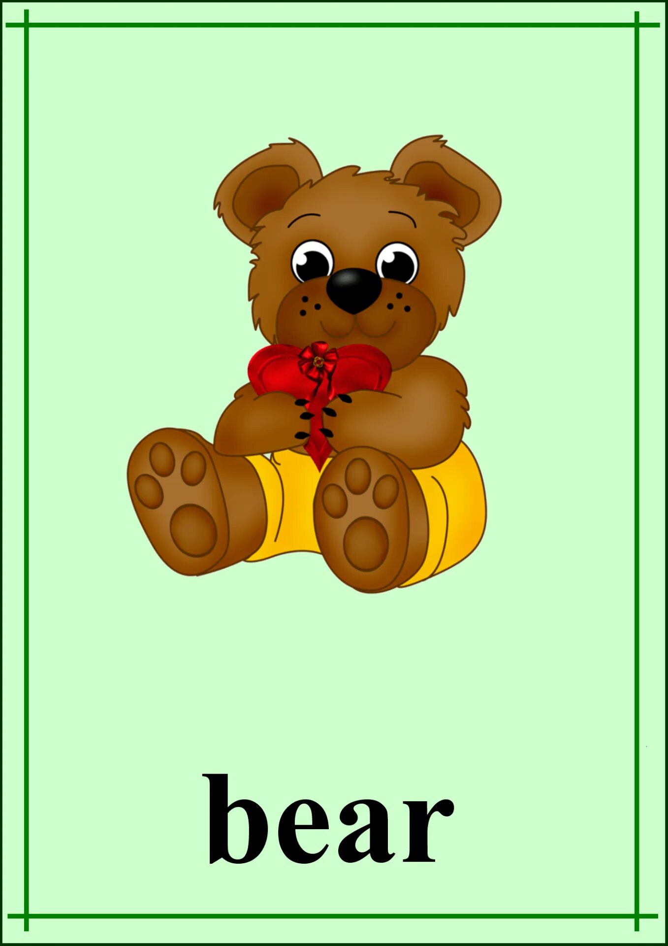 Английское слово медведь. Карточки животных на английском. Карточки для детей Медвежонок. Карточки животных для детей на английском. Медведь карточка для детей.