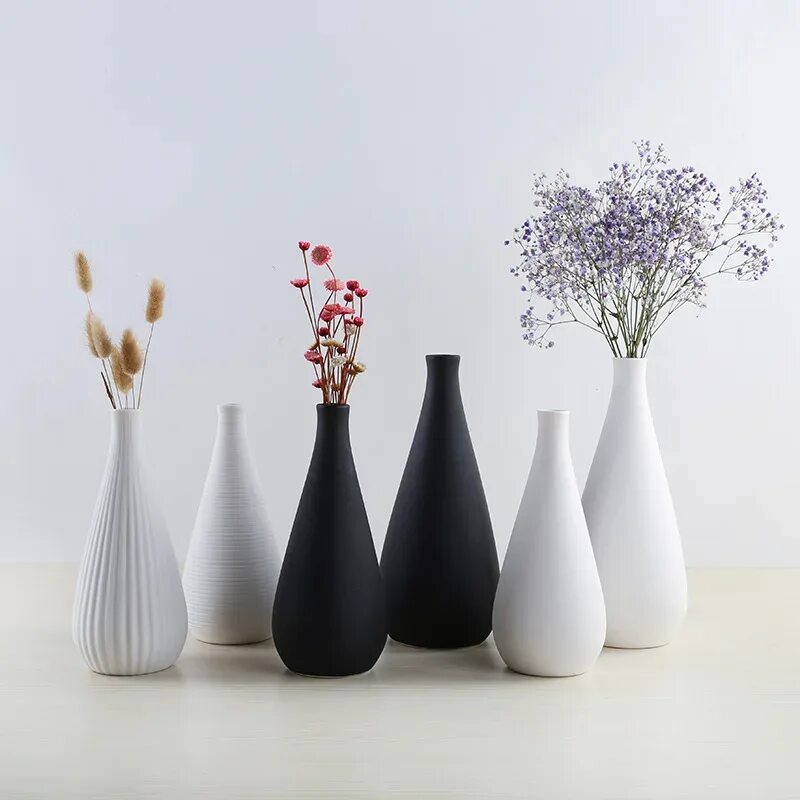 Ваза керамическая Afrikana Vase 20. Стильные вазы. Интерьерные вазы. Маленькие вазочки для декора.