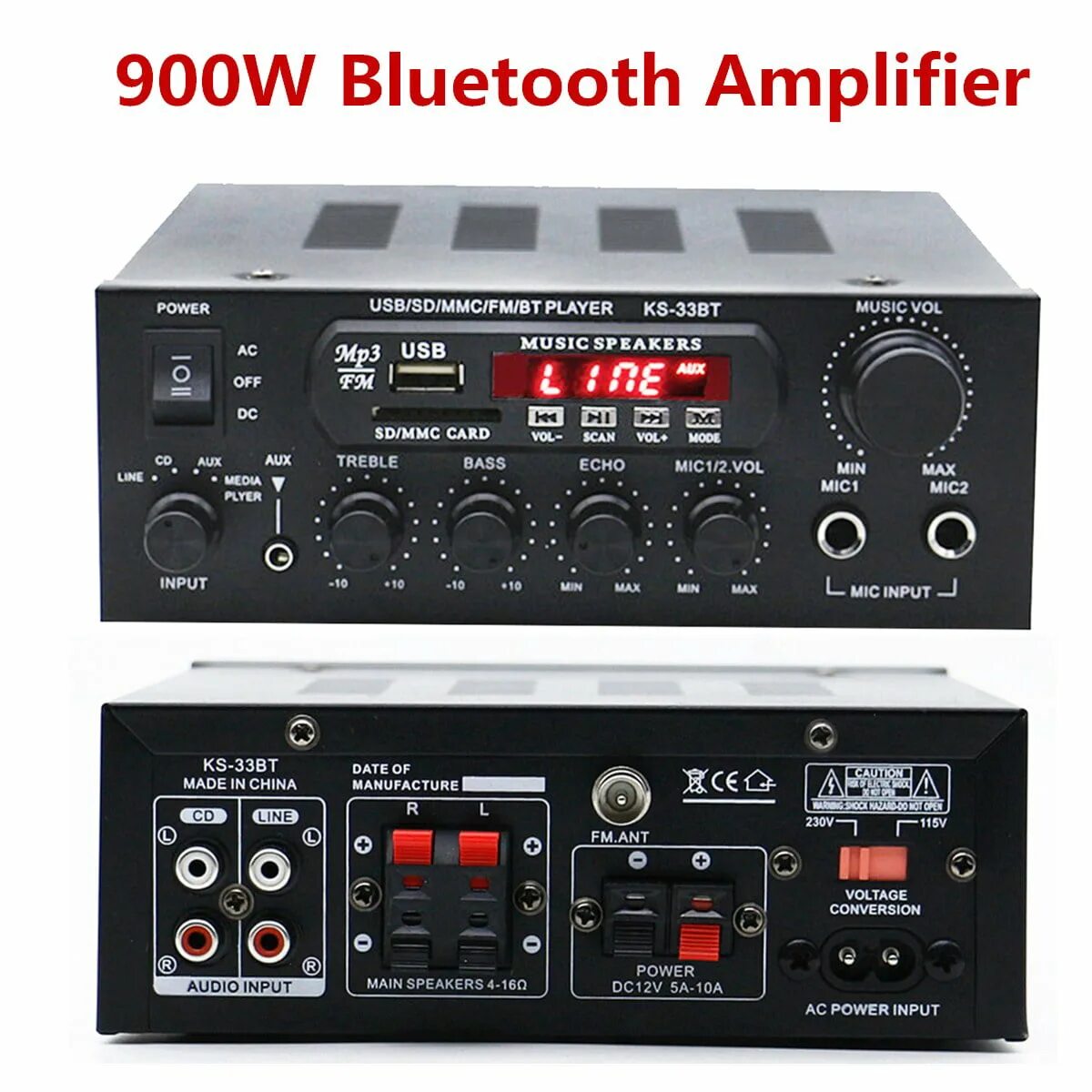 Av bt. Аудио усилитель звука Sunbuck av-608bt Bluetooth черный характеристики. Mp3-q7-a/d Bass Power amp.