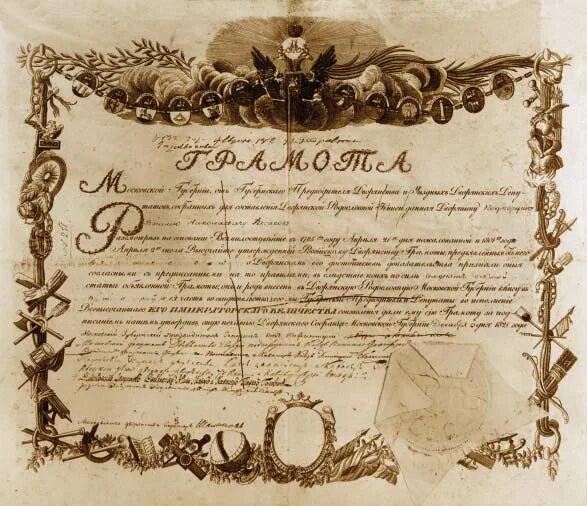 Жалованная грамота дворянству екатерины 2. Герб надолинских. Грамота рода. Родословная книга дворян. Образец родовой грамоты.