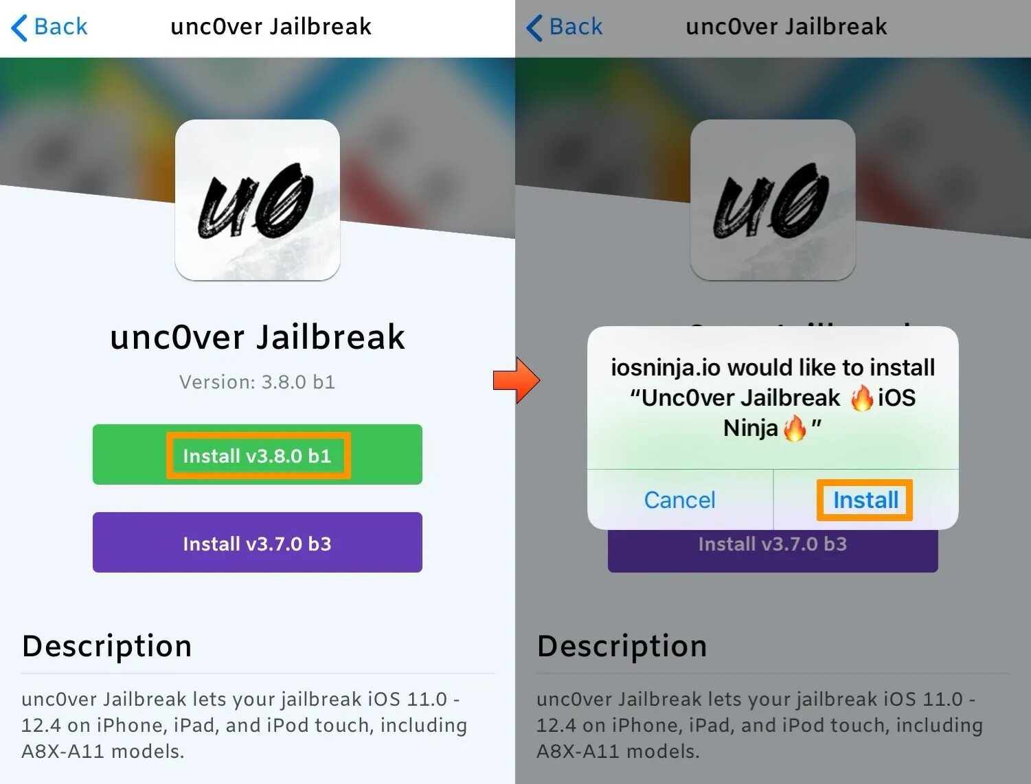 Как поставить jailbreak. Unc0ver ios. uncover ios. приложение для установки jailbreak. ios ninja.