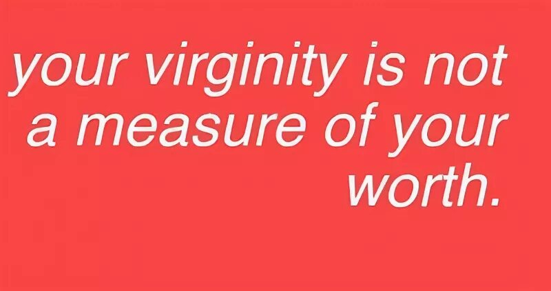 Your virginity