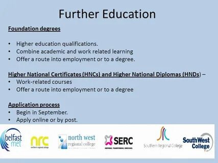 Higher education qualifications