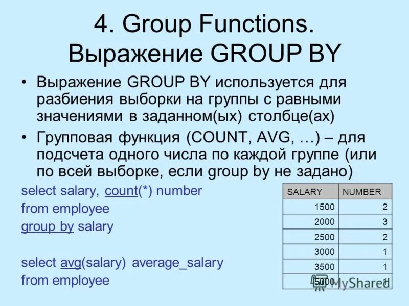Grouping id