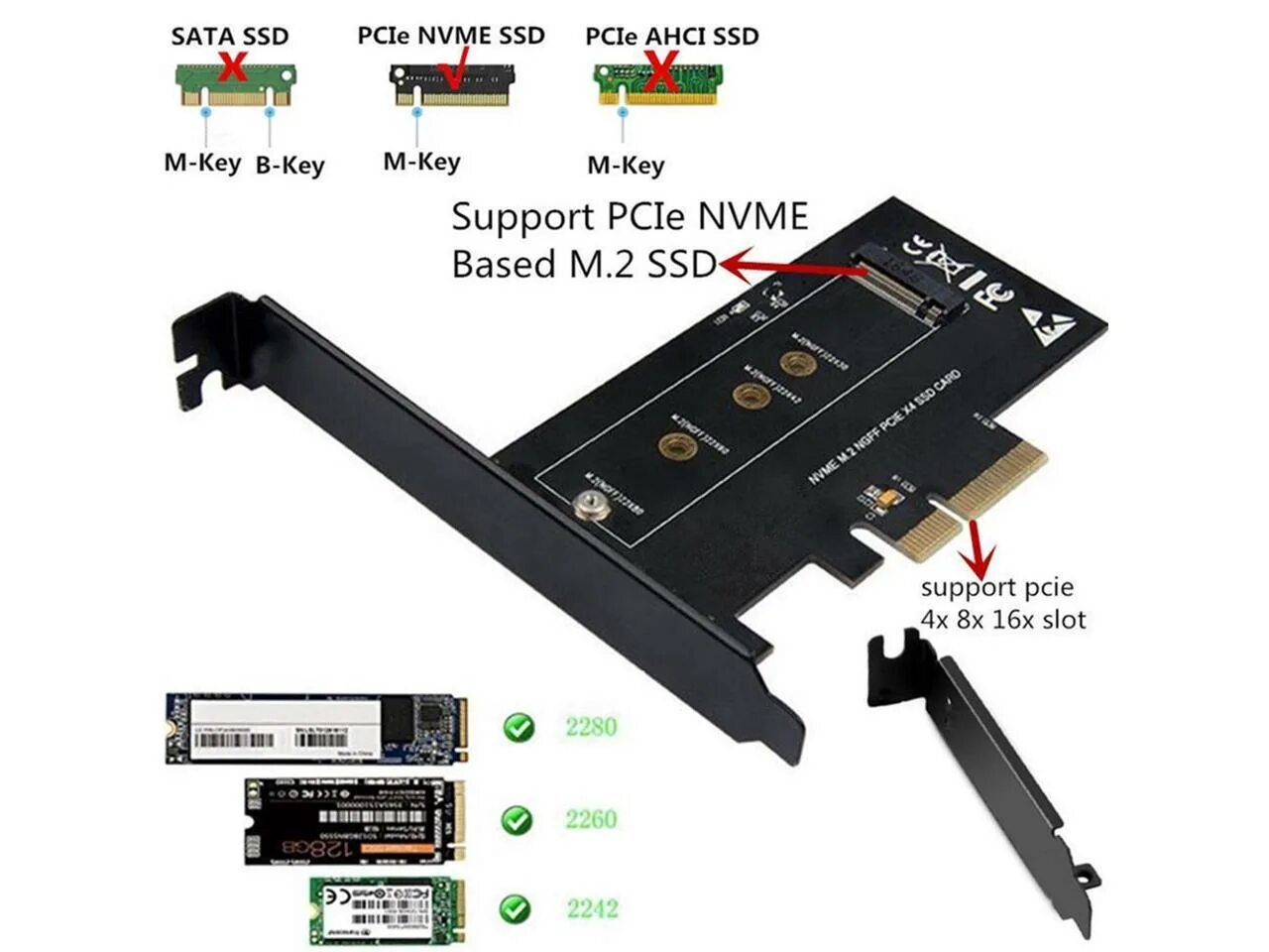 Pcie nvme m key. Адаптер для ssd m.2 nvme в слот pci x16. адаптер ngff для ssd m.2 (nvme) в слот pci-e 3.0. переходник ssd m2 gen4 в pcie слот. адаптер pci-e 4 для ssd m2.
