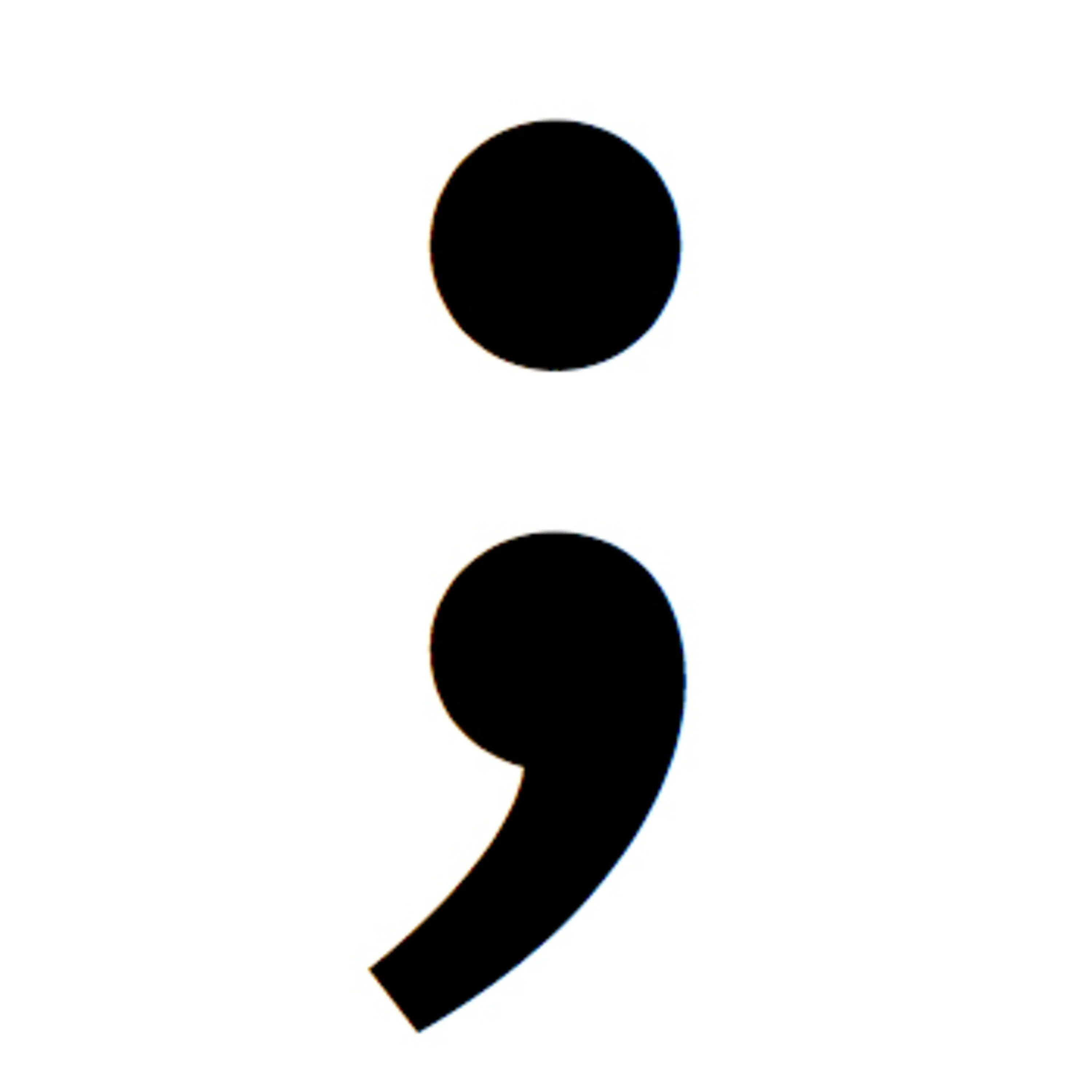 Символ точки. Semicolon. Точка с запятой. Запятая. Знак точка с запятой.