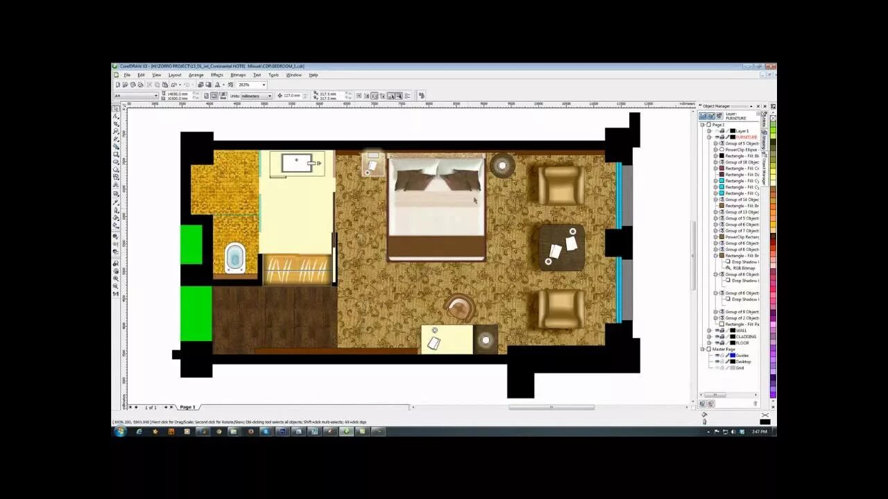 Coreldraw проекты. План интерьера в цвете. Планы в кореле. Coreldraw аналоги. Планы в кореле.