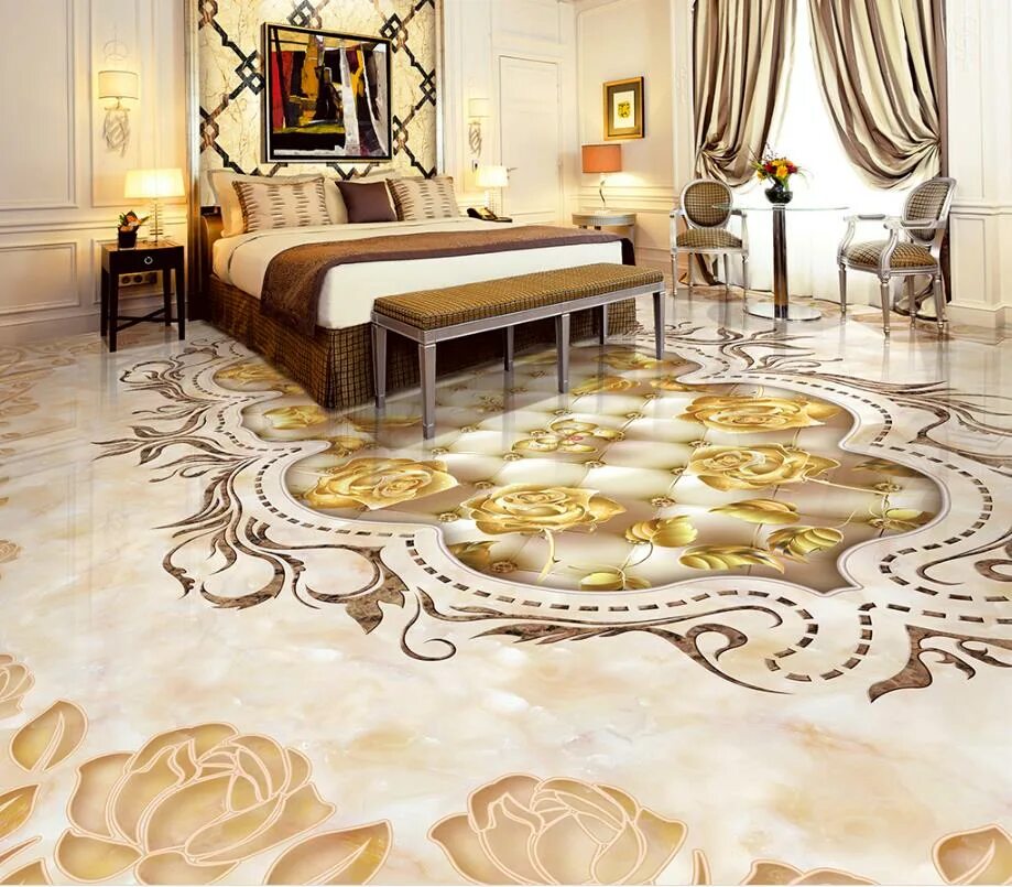 Красивый пол. Наливной пол версаче. Шикарный пол. Декоративные заливные полы. Красивый пол.