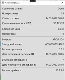 Изменения ккм