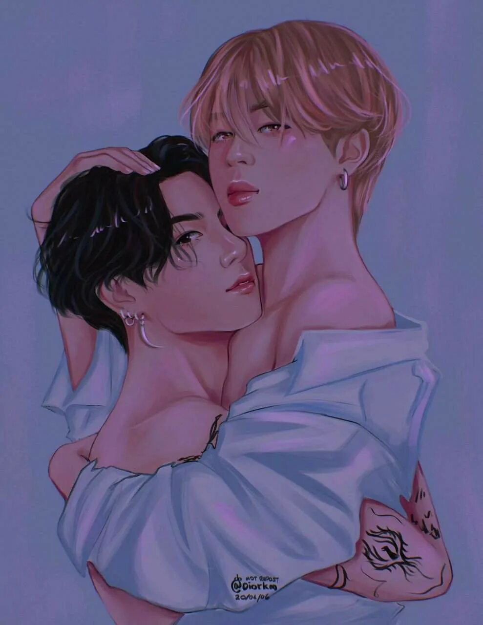 Фф цветок пусана вигуки. Чигуки. Чигуки Jikook. БТС Чигуки арт. Art BTS Чигуки.