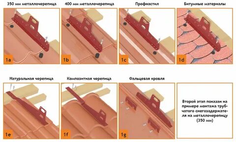 Как крепить снегозадержатели на металлочерепицу на крышу