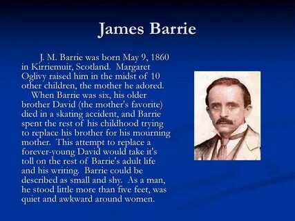 Чего знаменитый barrie не делал в 1903