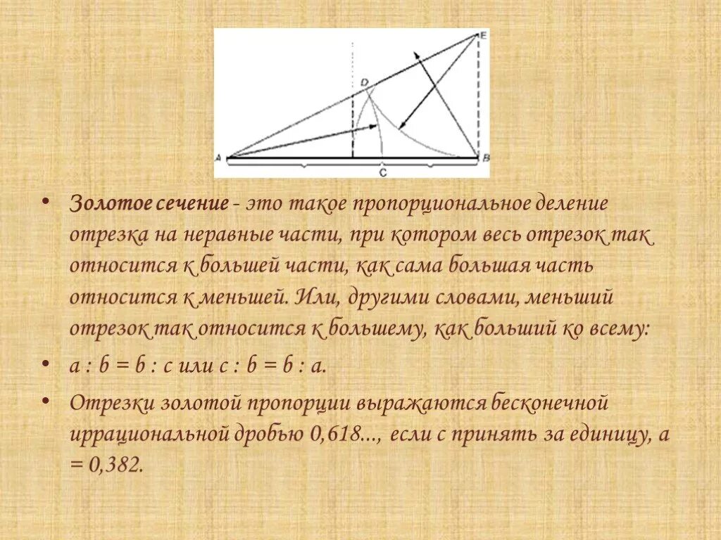 Золотое сечение. Формула золотого сечения. Золотое сечение сечение. Закон золотого сечения. Деление золотого сечения