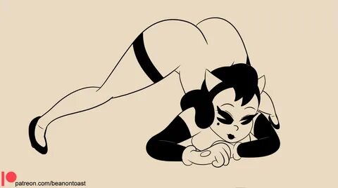 alice angel, bendy and the ink machine, ass in air, beanontoast, breast pre...