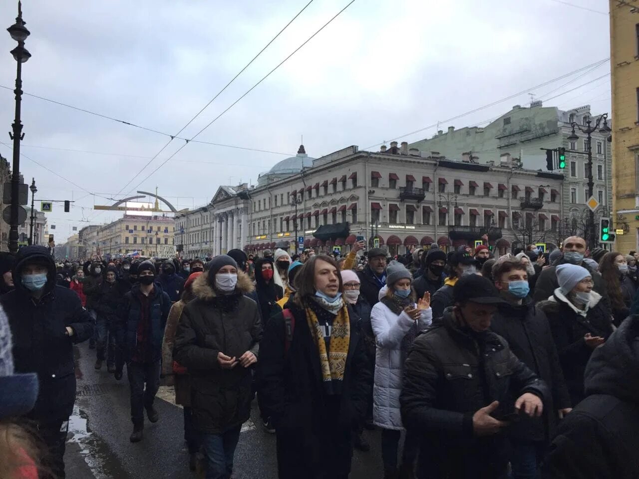 Митинги в петербурге сегодня. Митинг на Невском проспекте. Митинг 23 января 2021 СПБ.
