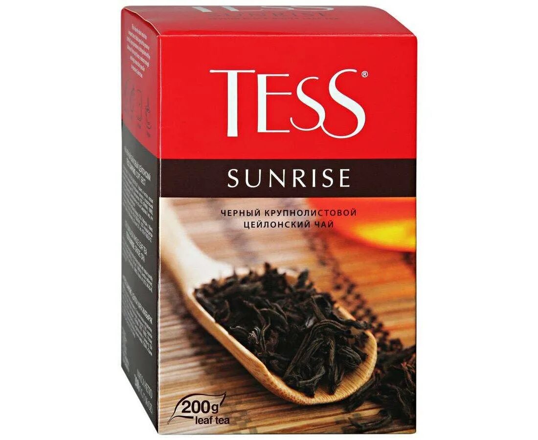 Чай Тесс Санрайз. Чай черный Tess Sunrise 200г. Тесс Плэжа 200г.чай лист.черн.с. Тесс 100гр.