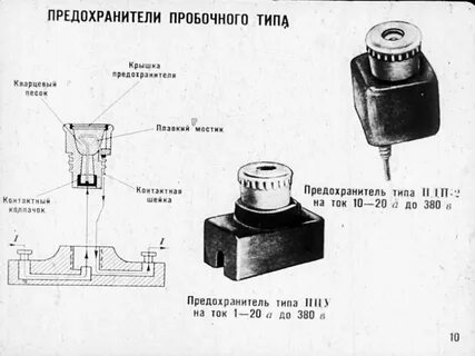 Предохранители пускового устройства