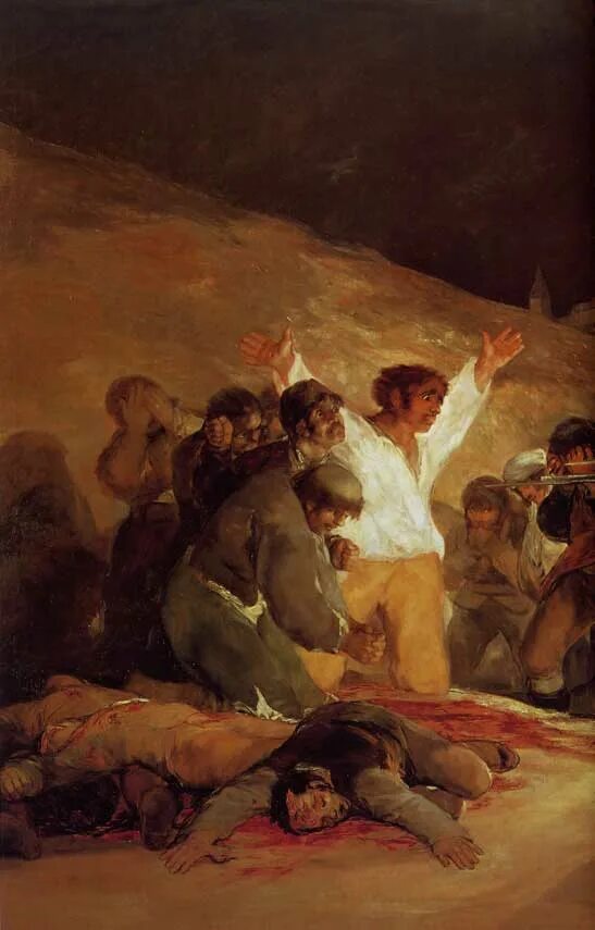 Гойя расстрел повстанцев. Франсиско гойя третье мая 1808 года в мадриде. Гойя 3 мая 1808. Расстрел повстанцев картина гойя. Гойя расстрел повстанцев в ночь на 3 мая 1808г.