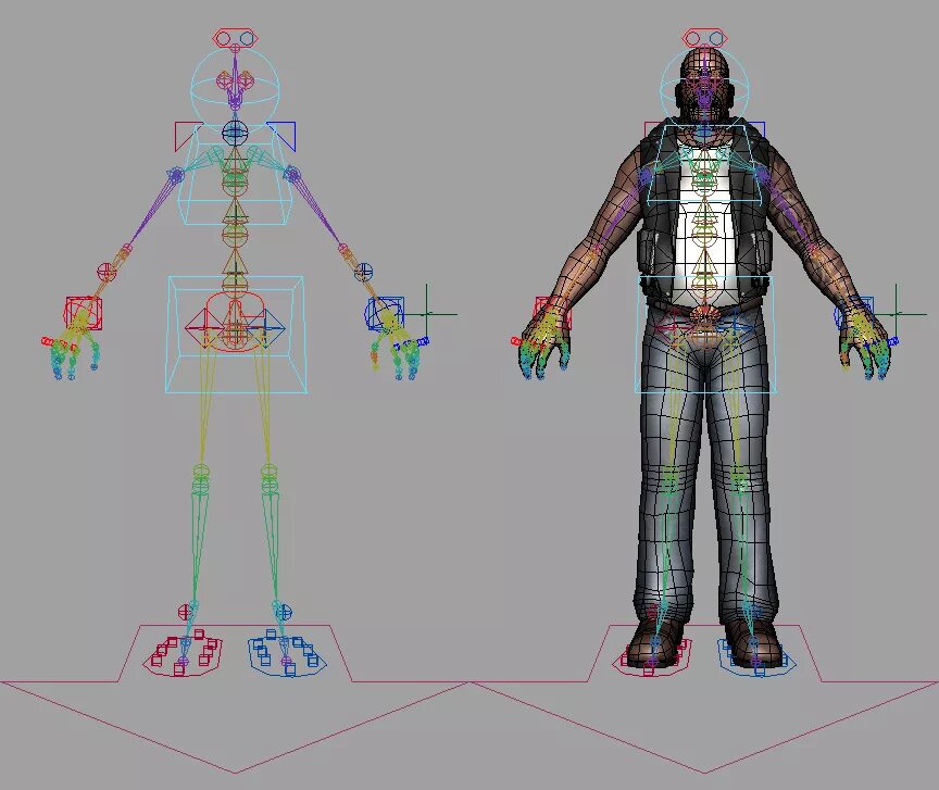 Character rigging