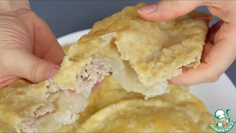 Чебуреки в миксере