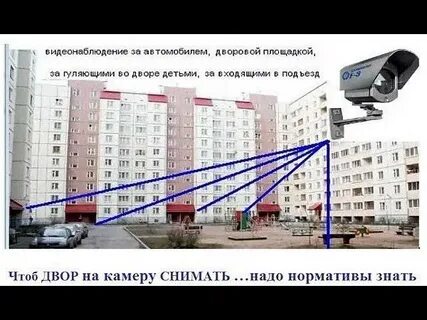 Можно ли установить камеру на многоквартирном доме