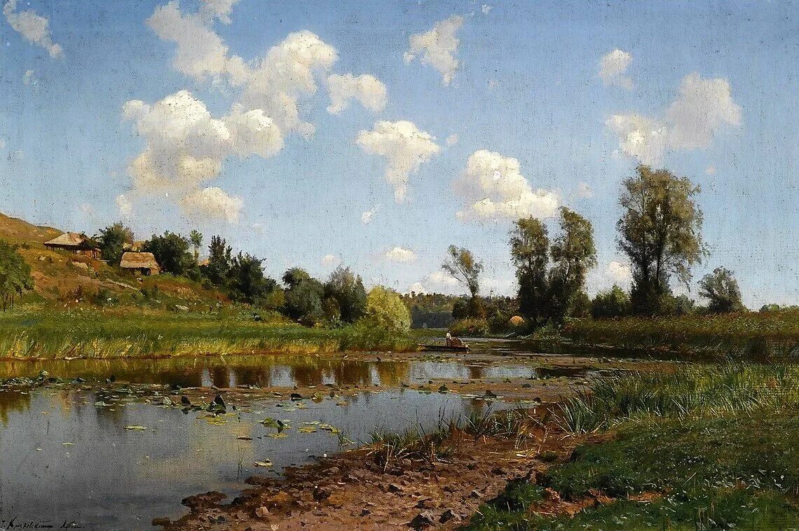 Каменев лев львович(1833—1886). Лев каменев художник. Русский пейзаж 20 века. Русский пейзаж 20 века. Аменев леввид окрестности села попечье.