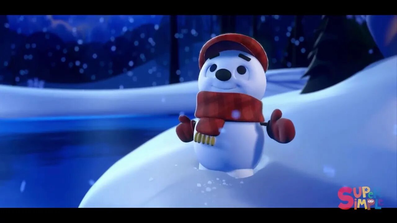 Snowflake super simple song. Сноуфлейк супер симпл. little snowflake super simple songs. сноуфлейк песенка. супер симпл сонг снеговик.