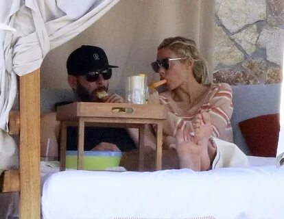 Heather Rae Young in One Shoulder Swimsuit and Knitted Shorts - Mexico 12/2...