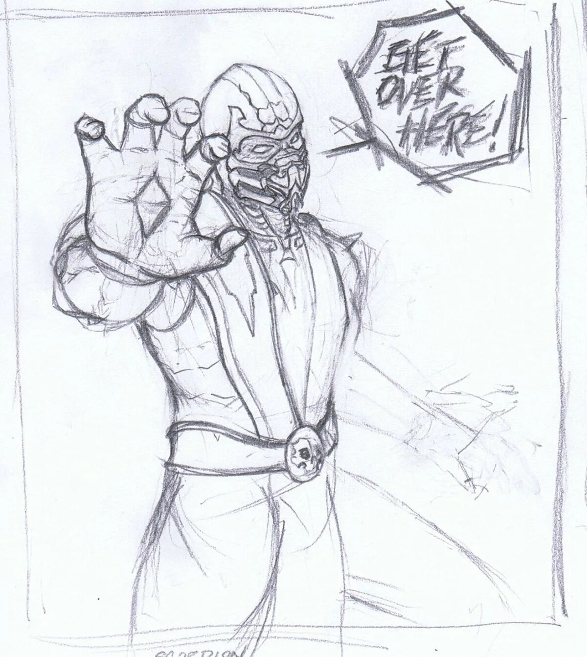 Скорпион мортал комбат для срисовки. Раскраска мортал комбат саб зиро. Скорпион mortal kombat скетч. Рисовать мортал. Рисовать мортал.