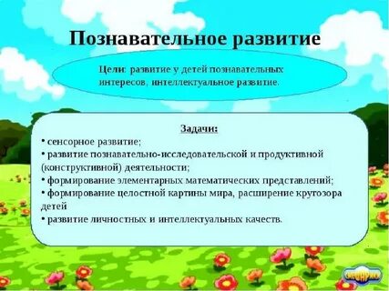 План познавательной деятельности средней группе