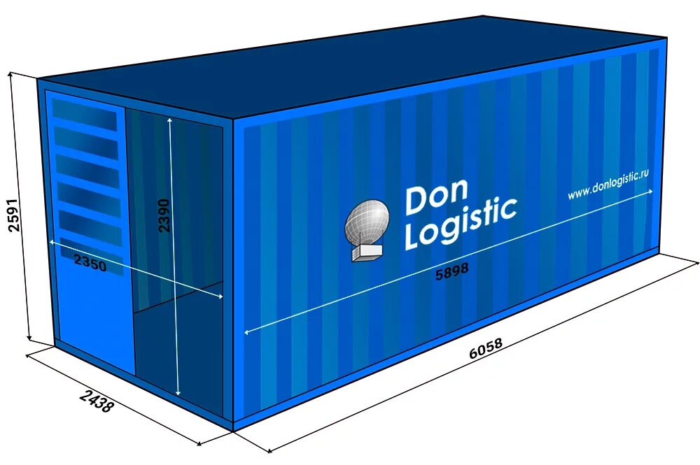 Контейнер 20 футов размеры вес