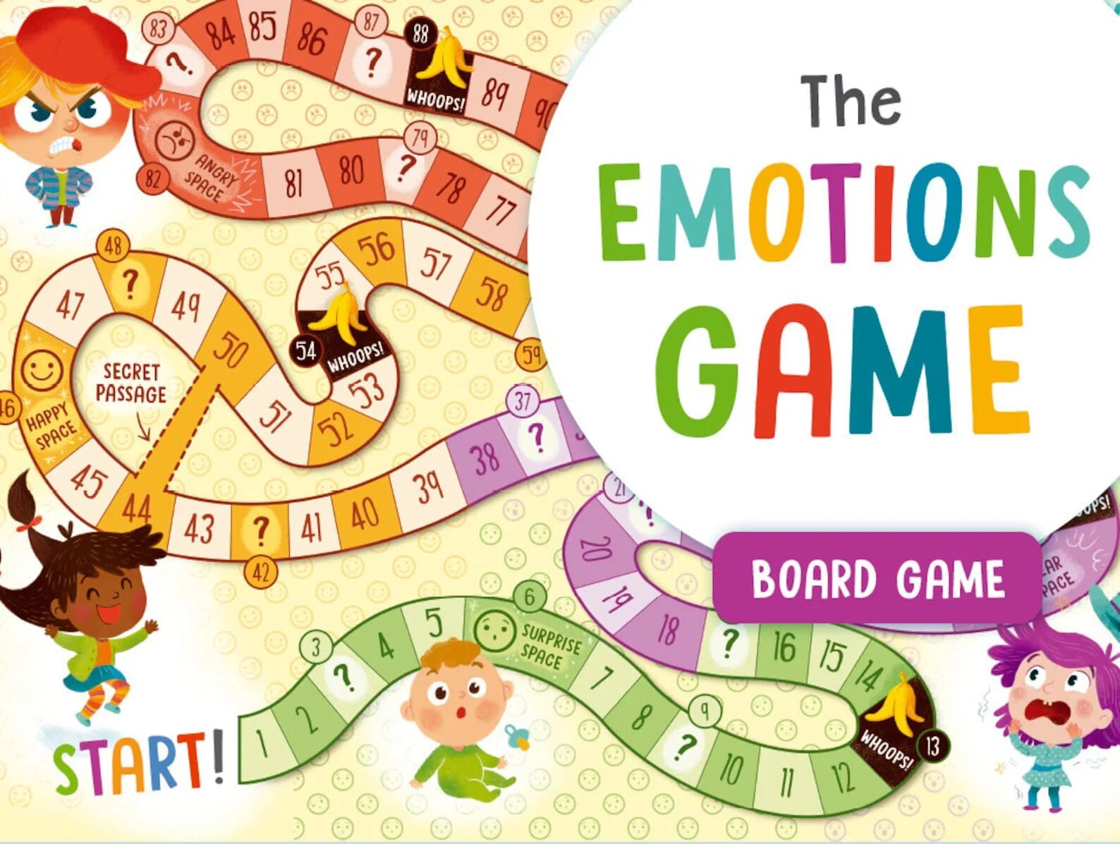 Emotions Board game. Feelings Board game for Kids. Feelings and emotions Board game. Emotions Board game for Kids.