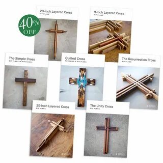 7 Cross Project Plan Bundle Beginner woodworking projects, Woodworking projects,