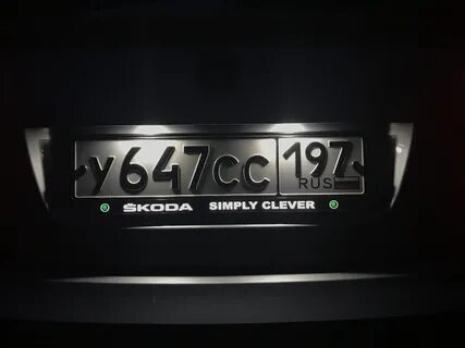 Рамки skoda