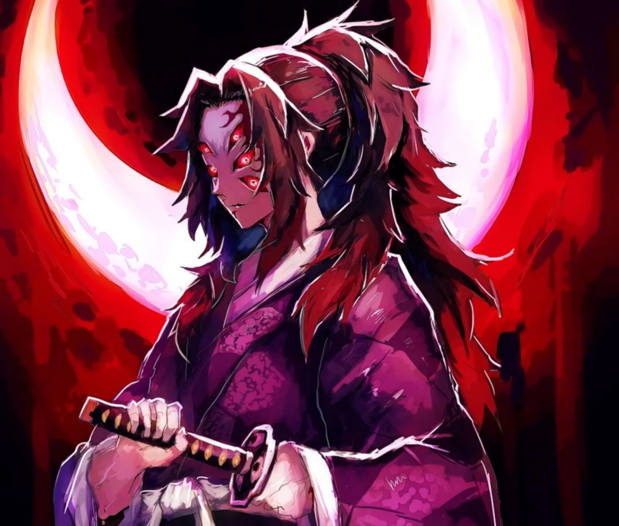 Kimetsu no yaiba демоны 12 лун. Клинок рассекающий демонов kokushibou. Гёкко 5 высшая луна клинок рассекающий демонов. Демоны новых лун. Клинок рассекающий демонов демоны мукаго.